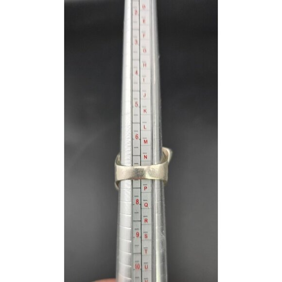 Vintage Brutalist 925 Silver Ring Black Druzy Quartz & Pearls Size 6-3/4 to 7 - Picture 9 of 16